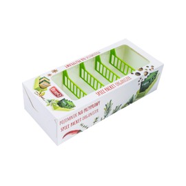 BranQ kitchen organiser, plastic, green, 30.3 x 12.8 x 8 cm