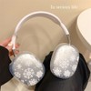 JLSDBMZ for AirPods Max Case,Creative Personality White Snowflake Print,Cute Simple