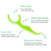 YYING Dental Flossers 50 Count Each Individually Wrapped, Fresh Mint