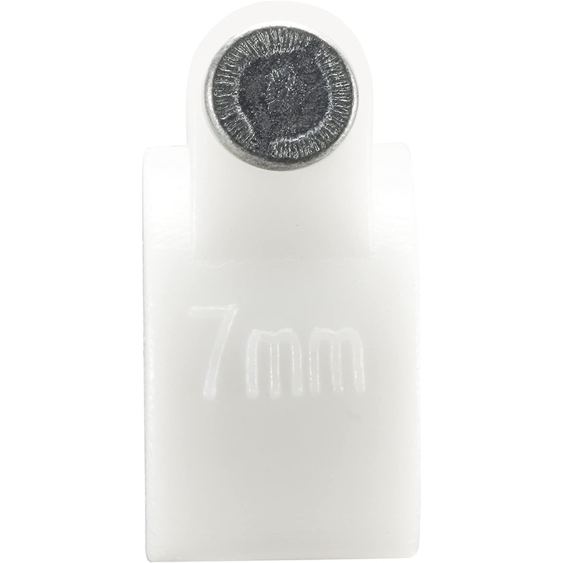 BG Electrical Round Cable Clips, Pack of 50, White, 7