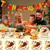 Sertokm 170PCS Fall Thanksgiving Party Plates and Napkins Set –