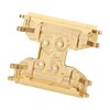 Brass Chassis Gearbox Skid Plate Transmission Mount for Axial 1/18