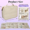 LingLingo Travel Jewelry Organizer Case,Small Jewelry Bags Jewelry Storage Book