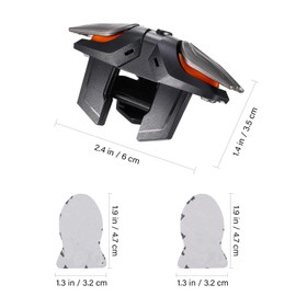 Operitacx 1 Set Mobile Game Controllers with Gloves High Sensitivity Game Triggers for Fast Response Upgraded Design Compatible with Smartphones for and Gaming