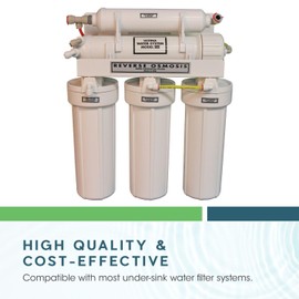 Better Home Water Treatment Ultima 5-Stage RO Filter Kit with Alkalizer, Reverse Osmosis Water-Filter Kit with Water Ionization…