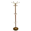 Frenchi Furniture Coat Rack with Spinning Top Portion in Dark