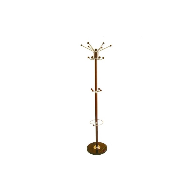 Frenchi Furniture Coat Rack with Spinning Top Portion in Dark
