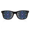 GloFX Black Frame Extreme Line Diffraction Glasses – Laser Etched