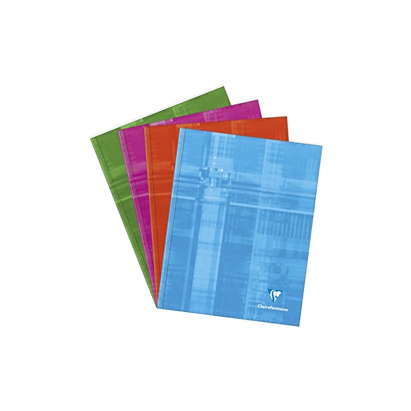 Clairefontaine 9841C Notebook, 17 x 22 cm, 96 Sheets, French