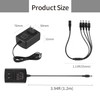 Security-01 PSE取得 AC to DC 12V 2A アダプター 1〜4スプリッタケーブル ACアダプター