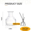 100ml 3.4oz Clear Glass Diffuser Bottle Refillable Aromatherapy Essential Oil