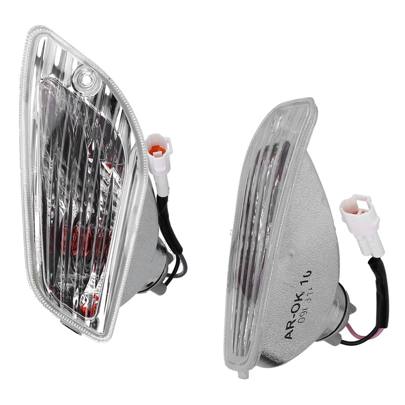 Pair Front Turn Signal Light Plastic 204360F Fit for Piaggio