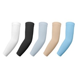 Aqua Standard Plain Cool Arm Sleeves with UV Protection - Made in Korea for Outdoor Activities Act Aqua Cool Arm Sleeves Standard Type - Skin 3ea