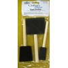 ROYAL BRUSH RFOMW-3P Foam Brush, 3-Pack Darkassorted, 1", 2" &