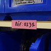 25 Coloured Magnetic Labels (Yellow, Length 5 cm - Width