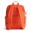 Vera Bradley Women's Cotton Large Bancroft Backpack, Koi Orange, One