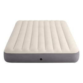 Intex Unisex's Queen Dura-Beam Series Single High Airbed, Taupe/Grey, One Size