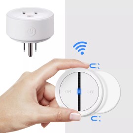 digi-office Remote Control Outlet plug Wireless Switch 10A/1200W Expandable FCC Certified US