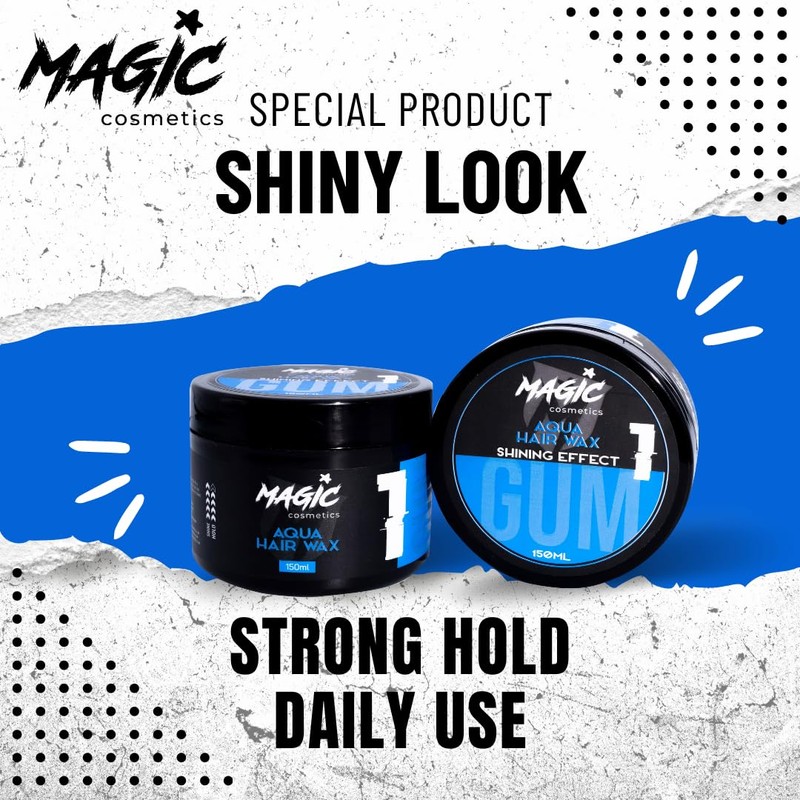 Magic Cosmetics Hair Styling Wax | Aqua Hair Wax |