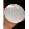 GAF TREASURES 6" Selenite Charing Plate Circle, Selenite Charging Station