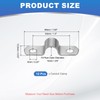 PATIKIL 10mm Rigid Pipe Strap, 12 Pcs 304 Stainless Steel