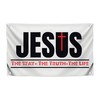 3x5 Ft Jesus The Way Truth Life Polyester Flag with