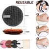 4 Stück Mikrofaser Abschminktücher Cotton Pads, mit Waschbarem Wäschesack,Organische Make-Up-Entferner-BaumwollschwäMme,