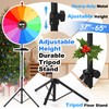 AugFir 24-inch Spinning Prize Wheel, Ajustable 37"-65" Height Spinning Wheel,