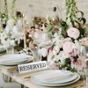 36 Pcs Metal Reserved Table Signs, Double Sided Reserved Seating