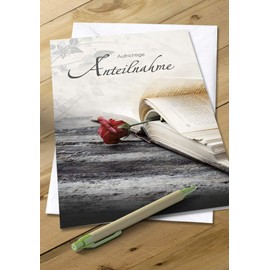 KE Sympathy Cards 2, Folding Cards, B6 Format.