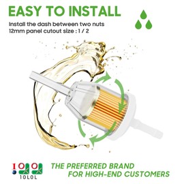 10L0L Golf Cart Fuel Pump Kit for Yamaha G16 G20 G22 4-Cycle Golf Cart 1996-2007, with Fuel Filter and Spark Plug, Replace OEM JN6-F4410-00-00, S FP-003 5910