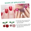 Baluue 36pcs Cherry Nail Art Charms Vibrant Decorations for Manicures