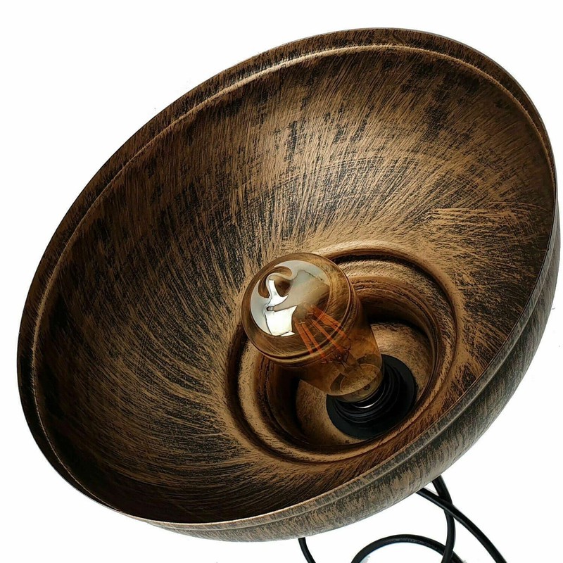 Lampshade for Ceiling Light Shade Industrial Brushed Copper Pack 2