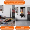Jack Stand Wall Mount Rack Organizer, Heavy Duty Hydraulic Trolley