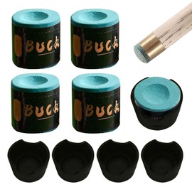 VBRHFRIF 4 Pieces Of Dark Green Clever Powder, 4 Pieces Of Clever Powder Box, Billiard Cue Chalk, Billiard Table Accessories, Swimming Pool Chalk, Cue Chalk