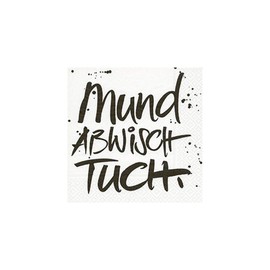 Paper + Design Serviettes Pack of 20 FSCMix 33 x 33 cm Mouth Wipe