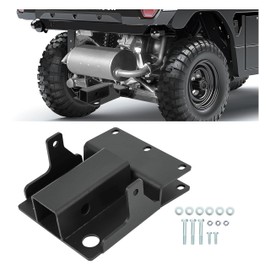 HECASA 2'' Rear Trailer Hitch Receiver Compatible with Kawasaki Mule 600 610 2007-2016 Fit for Mule SX 2017-2024 UTV Towing Rear Hitch