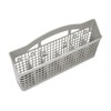 Whirlpool WP8562045 Genuine OEM Dishwasher Silverware Basket, White Replacement Part