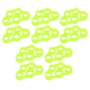 10Pcs Finger Exerciser 6.6LB Green Soft Flexible Silicone Portable Skin