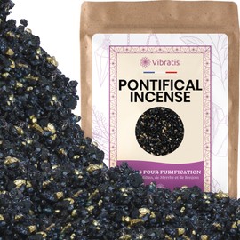 Premium Pontifical Incense 250g - Pure Grain Resin for Spiritual Awakening - Perfect for Cathedrals, Monasteries, and Personal Use Granules for Church and Spirituality