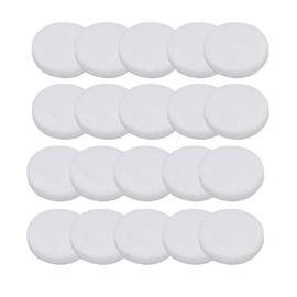 Tinoaly 20pcs Water Filter Polishing Pads for Fluval Fx4 Fx5 Fx6, 7.09x0.87in Fiber Fine Aquarium Water Pad Canister Filter Media Practical Replacement Parts and Accessories(White)
