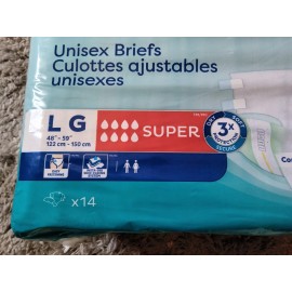 Tena *NEW* Tena Proskin Unisex Briefs Super Absorbency Large - 14 Pieces