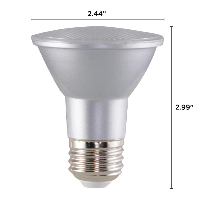 Satco S29406 LED 120V 6.5W PAR20 Medium E26 Base Dimmable