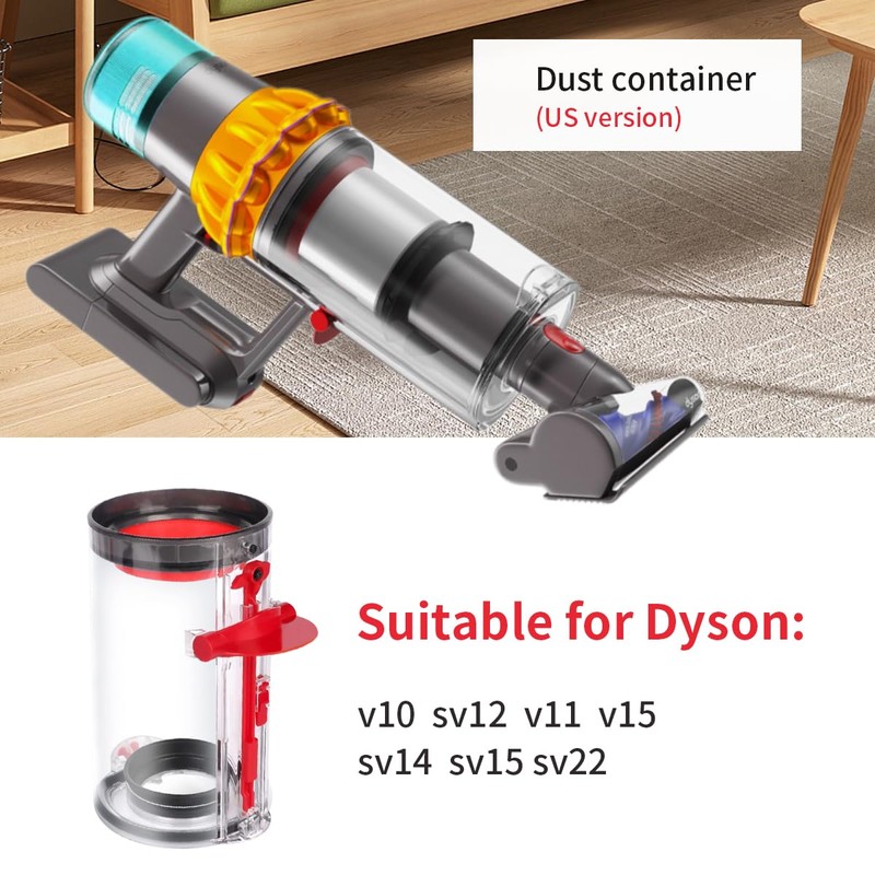 Benfosh Replacement Dust Container for Dyson V11 V15 SV14 SV15