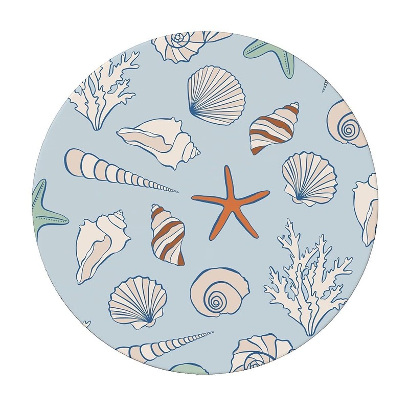 Outdoor Round Tablecloth with Elastic Band, Diameter 90 cm, Elastic