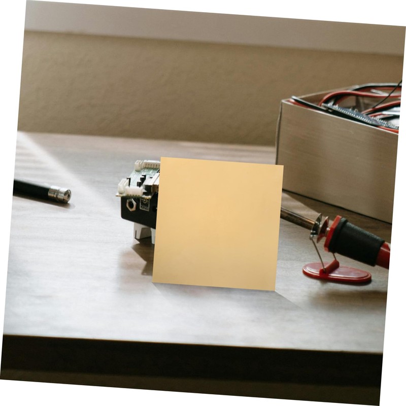 VILLFUL 2pcs Brass Plate Set for DIY Crafts Models Electrical