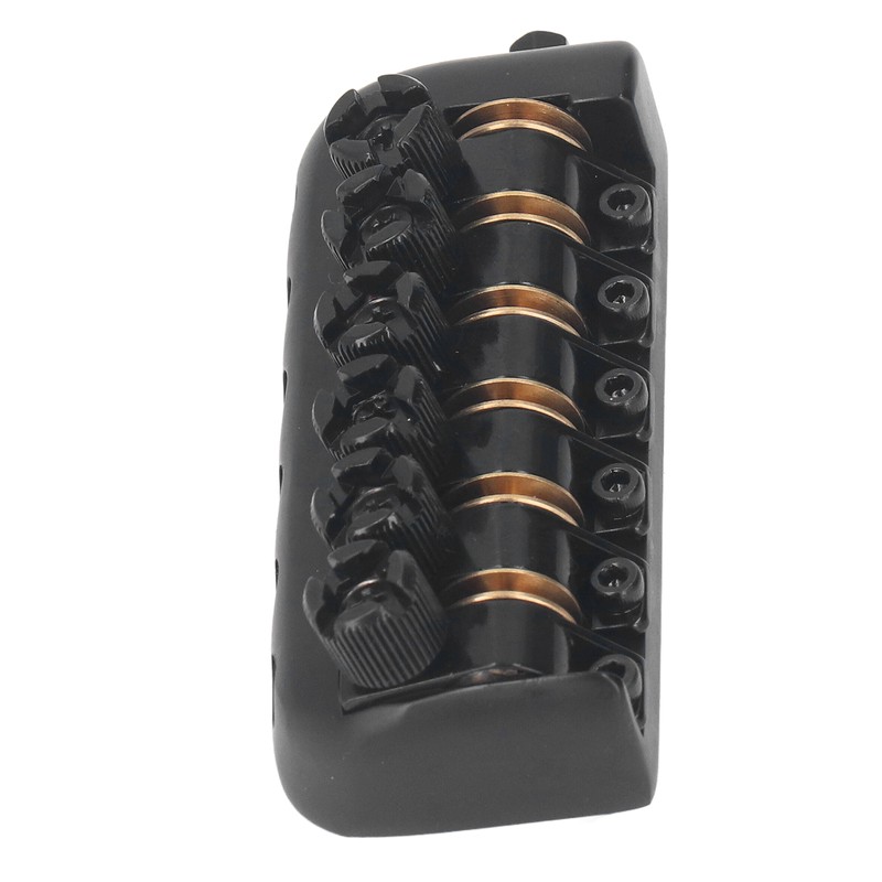 Headless Guitar Bridge Tailpiece 6 String Saddle with Worm Involved