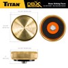 Titan 63638 Interchangeable Brass Striking Faces for Titan DBX 28oz