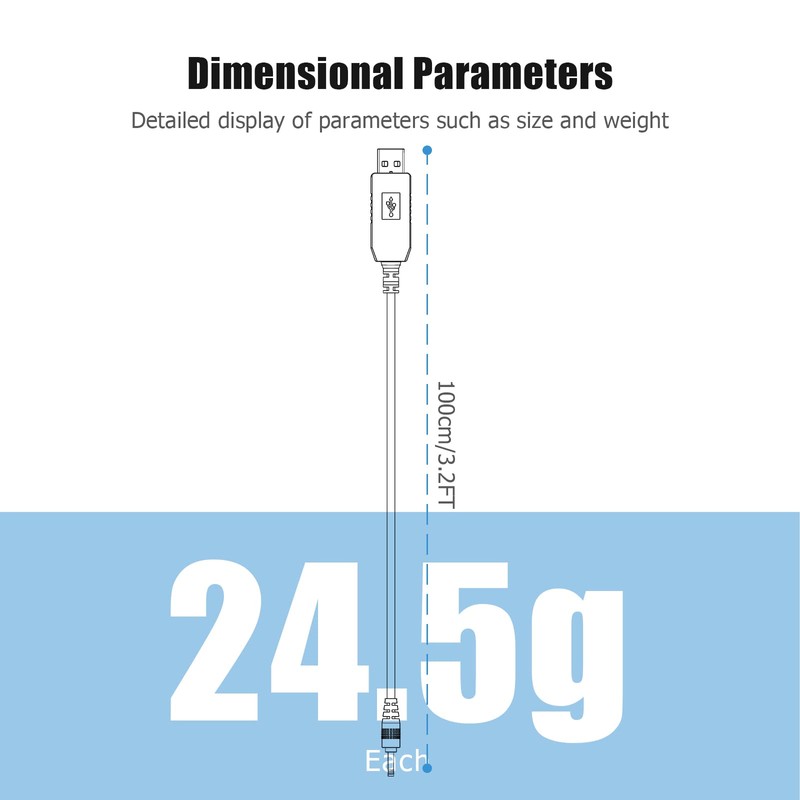 Charger for Braun Beard Shaver, Ancable 5V Charging Cable Replacement