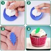 6PCS Christmas Fondant Moulds Holly Leaf Plunger Cutter Holly Leaf